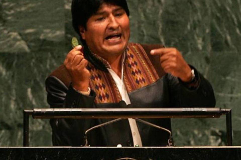 Morales defenderá folha de coca em reunião antidrogas