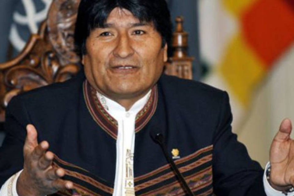 Presidente Evo Morales: avião de US$37,8 mi fica parado por falta de pilotos (Aizar Raldes/AFP)