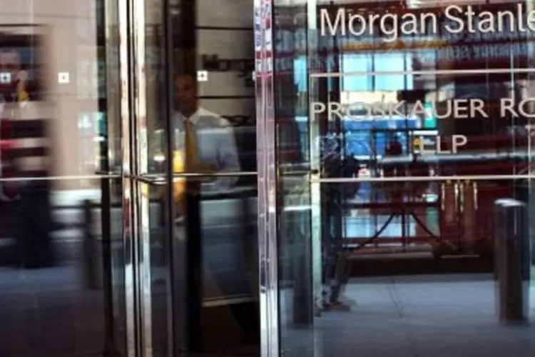 Agência do Morgan Stanley em Nova York: o banco agora é a bola da vez nas investigações da justiça americana.  (.)