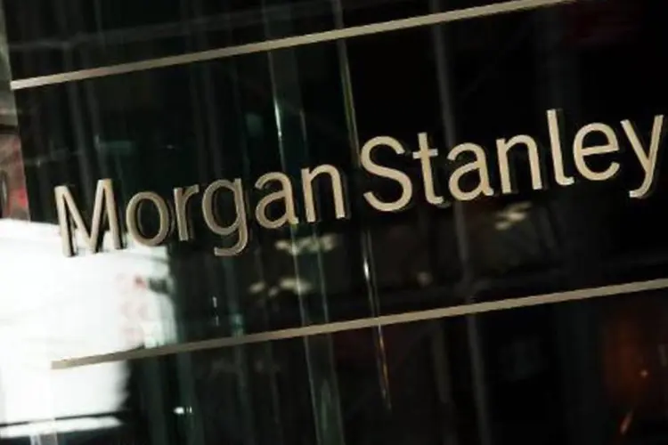 Morgan Stanley: a receita da companhia de Wall Street subiu para US$ 8,91 bilhões (Spencer Platt/AFP)