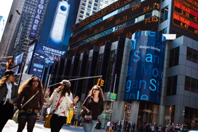 Excluindo a regra contábil, o Morgan Stanley teria apresentado lucro de 1,4 bilhão de dólares, ou 0,71 dólar por ação (Getty Images)