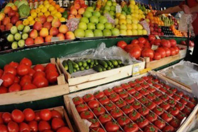 
	&nbsp;

	Pre&ccedil;os da alimenta&ccedil;&atilde;o subiram 1,07% (Natalia Kolesnikova/AFP)