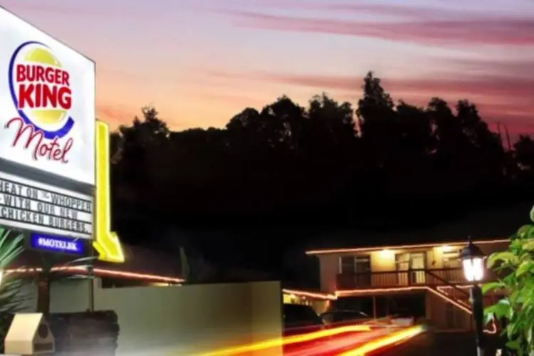 Motel do Burger King: agência Colenso BBDO criou literalmente uma espécie de motel (Divulgação/Burger King)