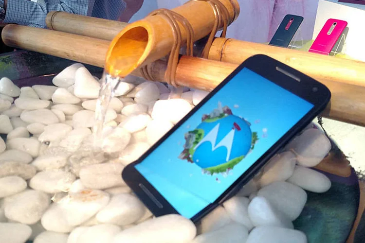 
	Moto G: nova vers&atilde;o do smartphone deve trazer leitor de impress&otilde;es digitais
 (Victor Caputo/EXAME.com)