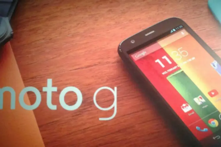 
	Moto G: ele &eacute; o smartphone mais vendido da hist&oacute;ria da Motorola
 (Monica Campi/INFO Online)