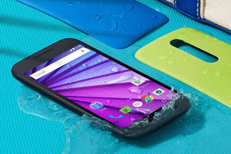 Motorola ostenta cores em nova versão do Moto G