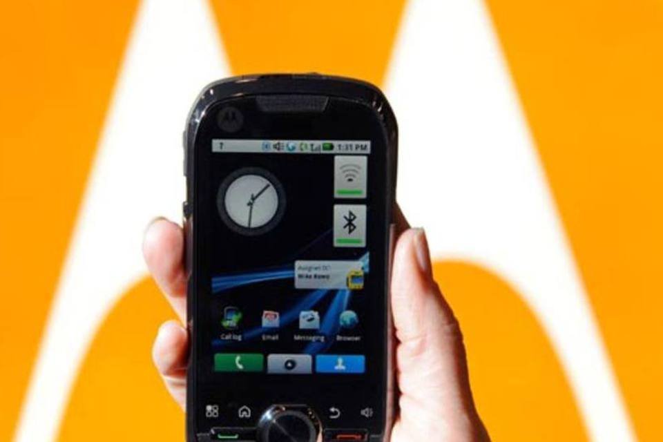 Smartphone Motorola i1, com sistema operacional Android, do Google (Ethan Miller/Getty Images)