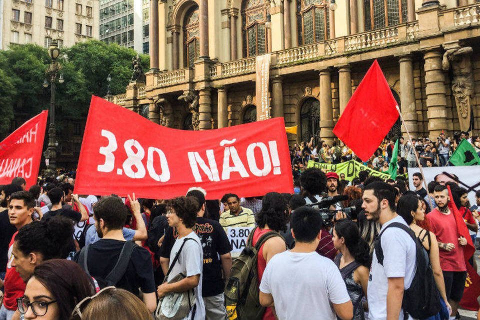 SP aumenta policiamento contra protestos do Passe Livre
