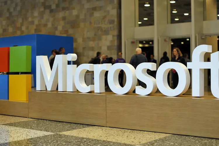 Microsoft: a Microsoft foi tida como a primeira empresa dos EUA a desafiar um mandado de busca doméstica de dados armazenados fora do país (Stephen Lam/Getty Images)