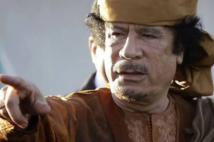 Muammar Kadafi enfrentou revoltas populares neste ano (Joseph Eid/AFP)
