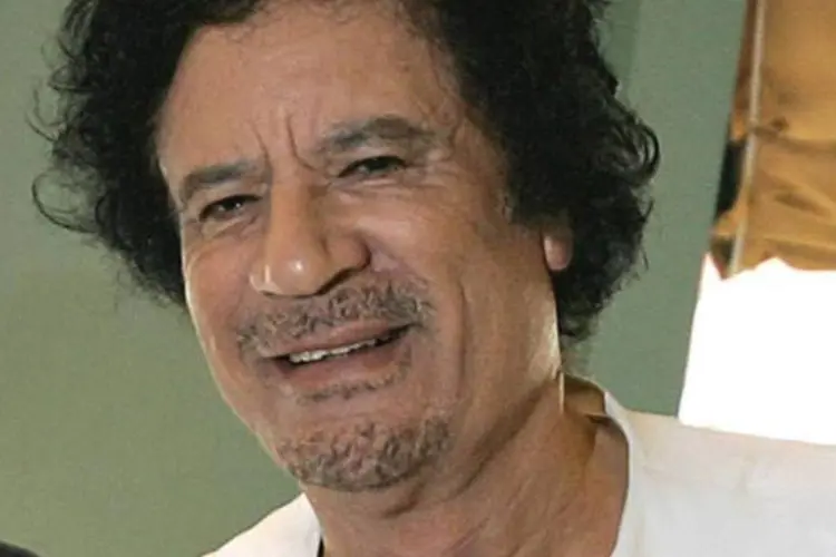O líder Kadafi da Líbia prometeu lutar até a "última gota de sangue" para não abandonar o poder (Ricardo Stuckert/Presidência da República)