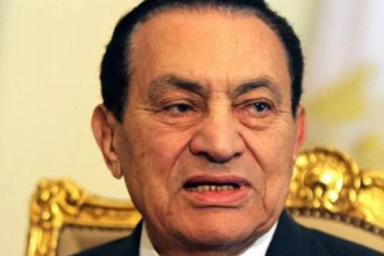 Hosni Mubarak, presidente do Egito: ele teria deixado o Cairo (Khaled Desouki/AFP)