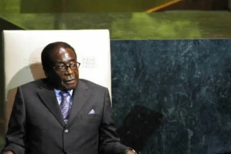 Robert Mugabe, presidente do Zimbábue: Mugabe já governou o Zimbábue durante 34 anos (Andrew Harrer/Bloomberg News)