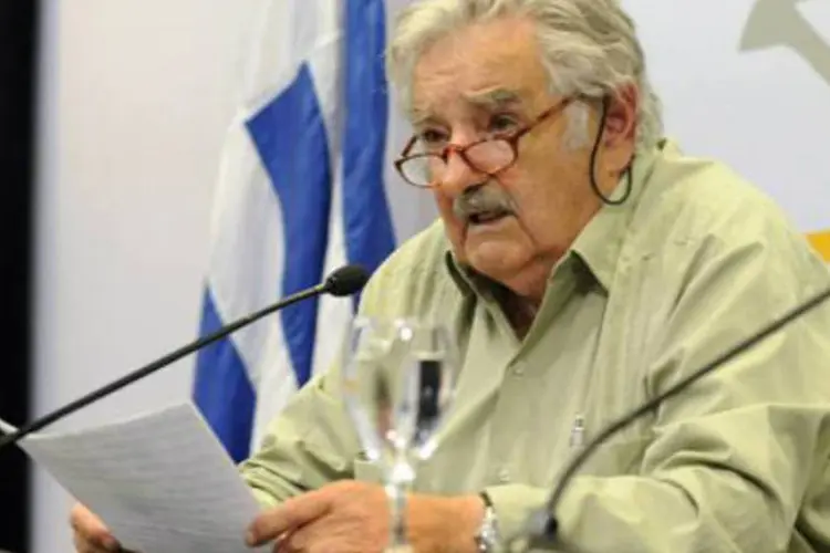 
	Jos&eacute; Mujica: o presidente destacou que o &quot;Mercosul tem um problema interno e tem que revisar a si mesmo sobre o que continua vigente e o que n&atilde;o continua vigente&quot;
 (AFP / Ricardo Rey Fernandez)