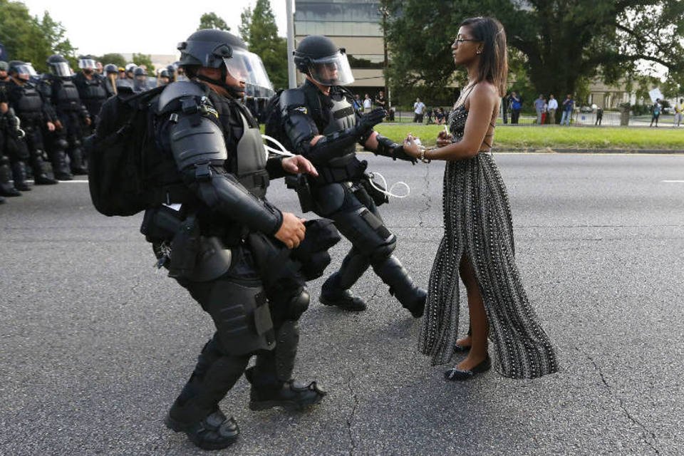 A história por trás da foto símbolo dos protestos nos EUA