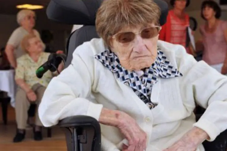 Marie-Thérèse Bardet era a sexta pessoa mais velha do mundo (©AFP/Arquivo / Alain Jocard)