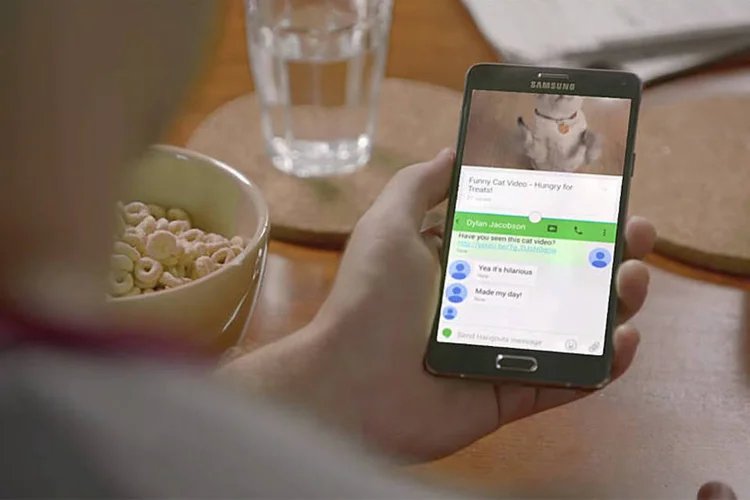
	Samsung: Samsung e Tencent t&ecirc;m sido mais vol&aacute;teis que o setor de tecnologia da &Aacute;sia e mercados mais amplos este ano
 (Reprodução/YouTube/Samsung)