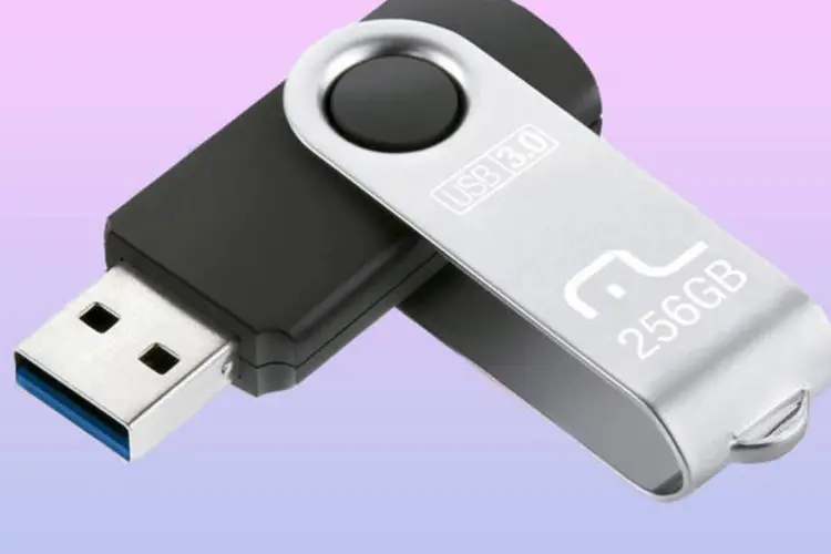 Pen drive Multilaser 256 GB (Divulgação/Multilaser)