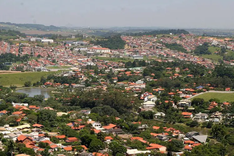 Vista do município de Vinhedo, no interior de São Paulo (Reprodução Facebook/Prefeitura de Vinhedo)