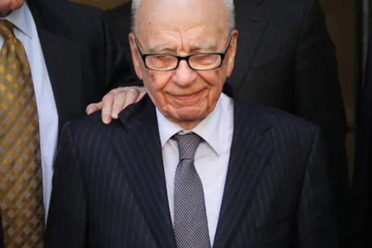 Rupert Murdoch, da News Corp.: responsáveis pelos grampos eram de confiança (Peter Macdiarmid/Getty Images)