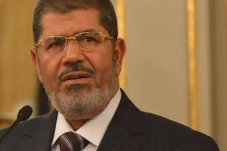
	Mohamed Mursi: o presidente do Egito afirmou que j&aacute; sofreu muito com a ditadura e elogiou protestos
 (Alberto Pizzoli/AFP)