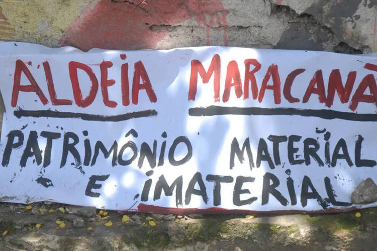 
	Apelo contra desocupa&ccedil;&atilde;o do Museu do &Iacute;ndio: O Conselho Nacional dos Direitos Ind&iacute;genas tamb&eacute;m divulgou um documento no qual defende a perman&ecirc;ncia dos ind&iacute;genas.
 (Tânia Rêgo/ABr)