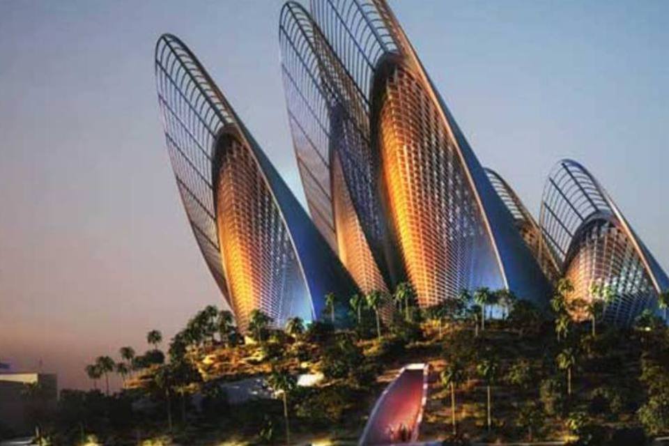 As asas de aço de um novo museu para Abu Dhabi