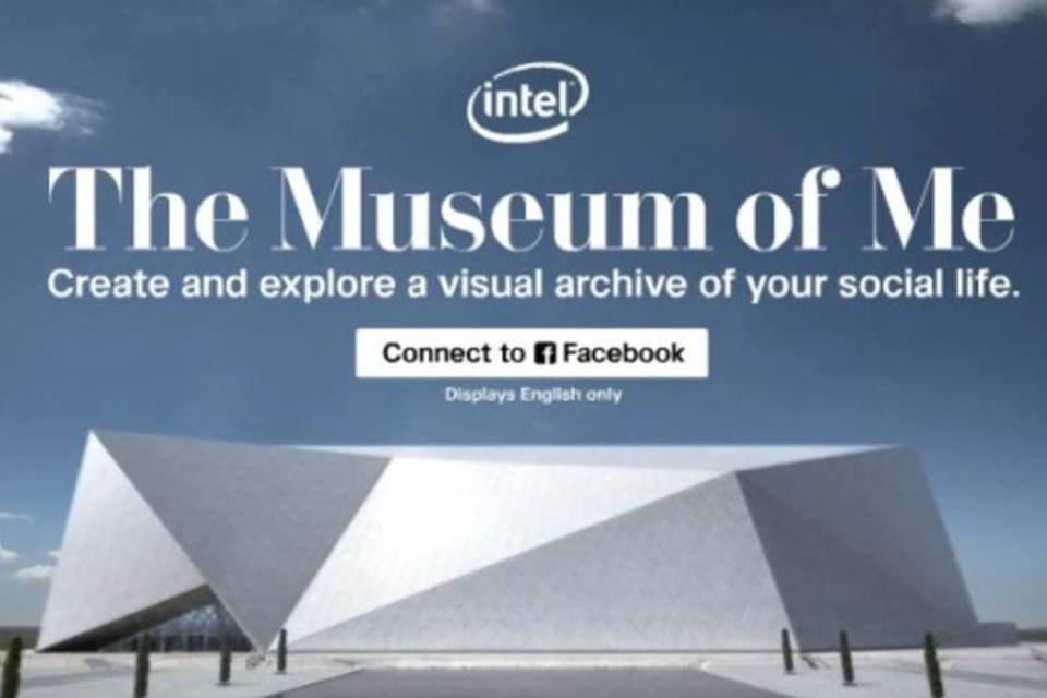 Intel cria exibições de arte com dados de usuários no Facebook