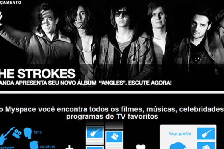 O MySpace tenta se reposicionar como espaço para divulgação de artistas (Reprodução)