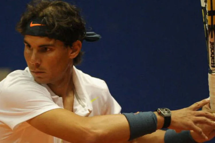 O tenista espanhol Rafael Nadal retorna ao circuito após quase sete meses afastado (©afp.com / Yasuyoshi Chiba)