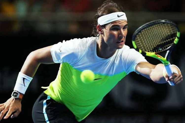 Nadal, de 35 anos, testou positivo para a Covid-19 no mês passado, depois de jogar um torneio em Abu Dhabi (Brendon Thorne/Getty Images)