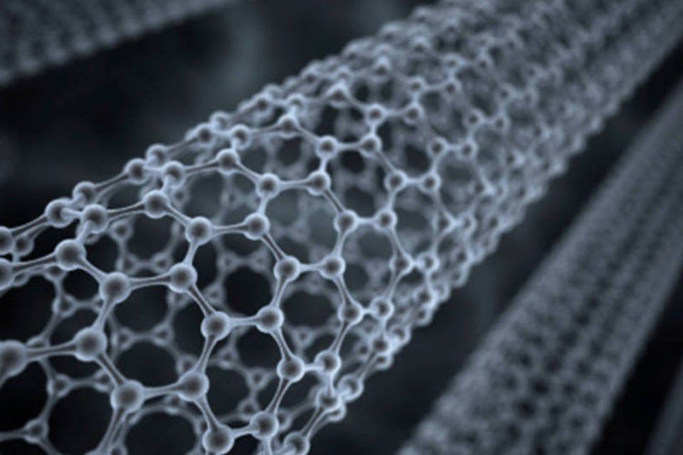 Nanotubo de carbono: produção e utilização em largas escalas ainda estão longe de ser alcançadas por causa dos desafios da produção, purificação, dispersão e aplicação comercial do material (Getty Images)