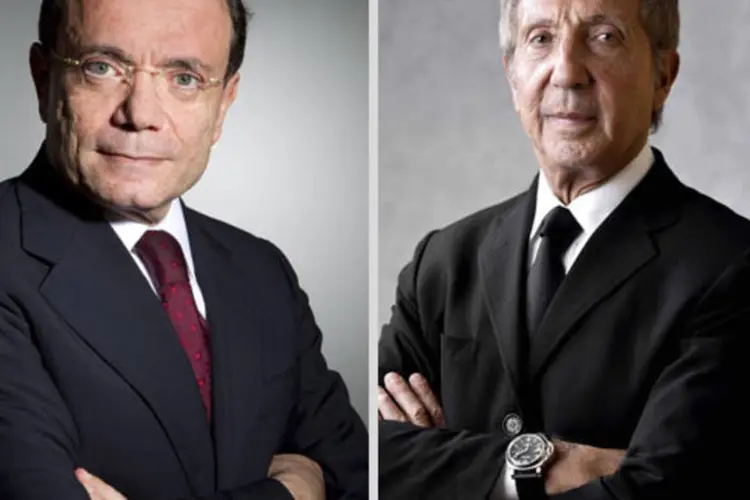 Jean-Charles Naouri e Abilio DIniz: brasileiro não entendeu convite ao francês (EXAME)