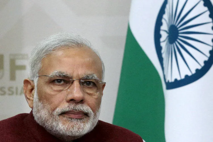 O primeiro-ministro da Índia, Narendra Modi (Ivan Sekretarev/Pool/Reuters)