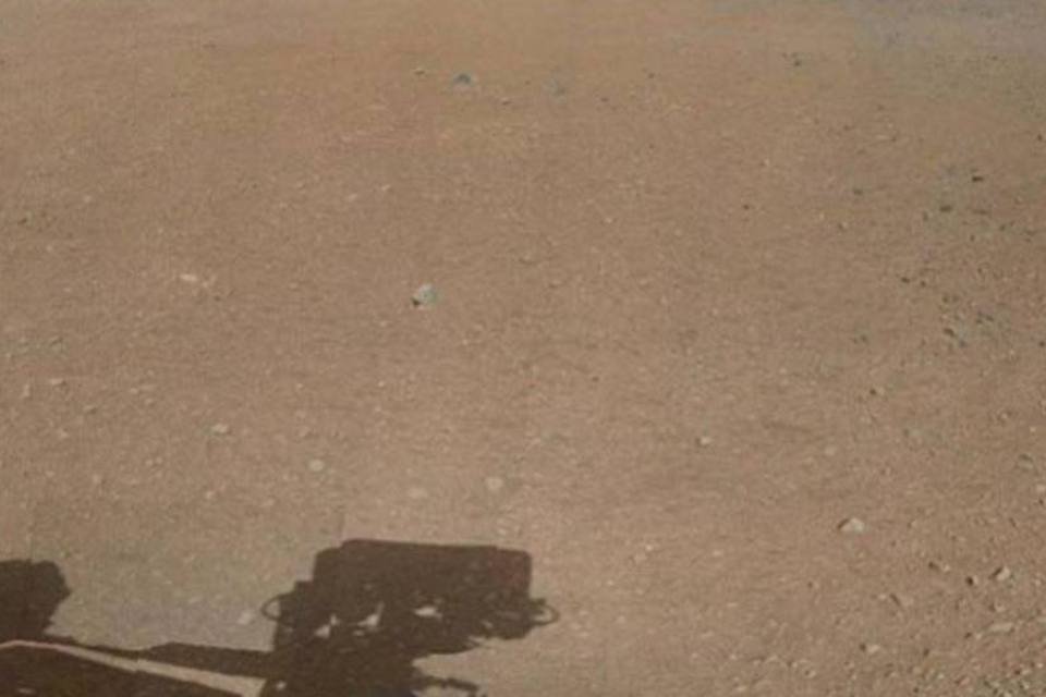 Curiosity faz foto panorâmica de Marte