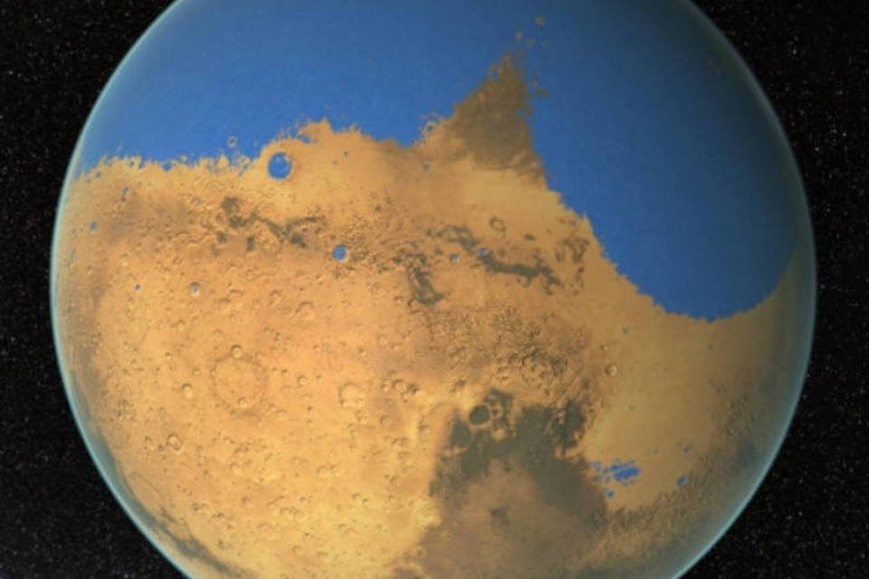 Marte já teve mais água do que Oceano Ártico, sugere estudo