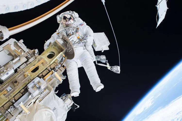 Astronautas: estudos e tecnologias desenvolvidas pelos moradores da Estação não são novidade (Nasa/Divulgação)