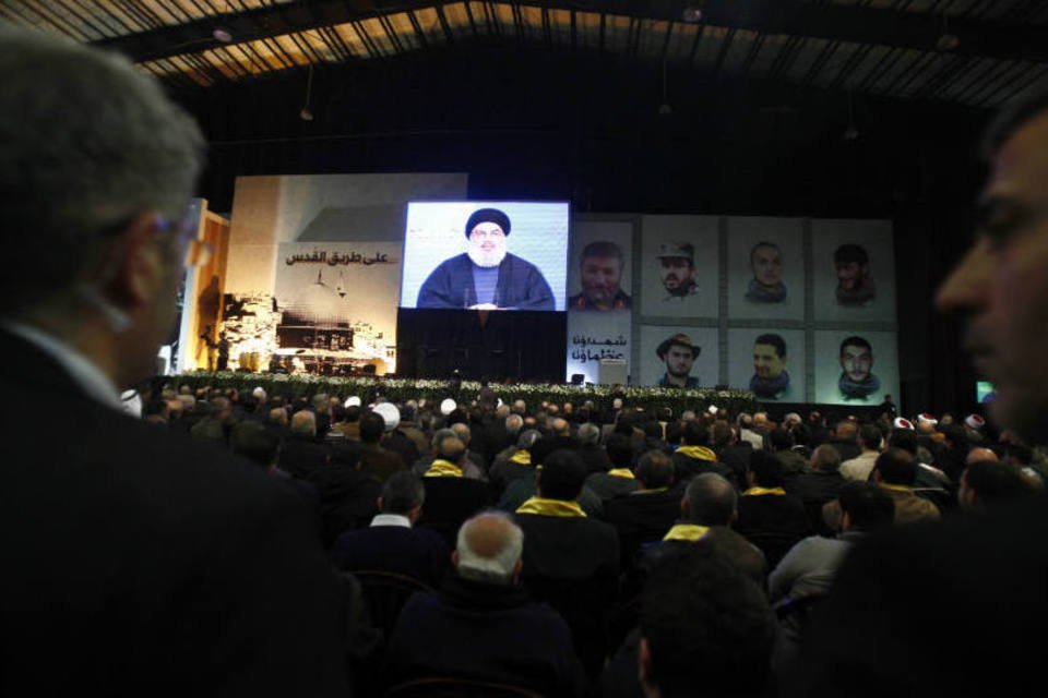 
	L&iacute;der do Hezbollah: a medida gera mais preocupa&ccedil;&atilde;o de que as divis&otilde;es cada vez mais profundas entre os pa&iacute;ses &aacute;rabes aumente a press&atilde;o sobre o Hezbollah
 (Khalil Hassan/Reuters)
