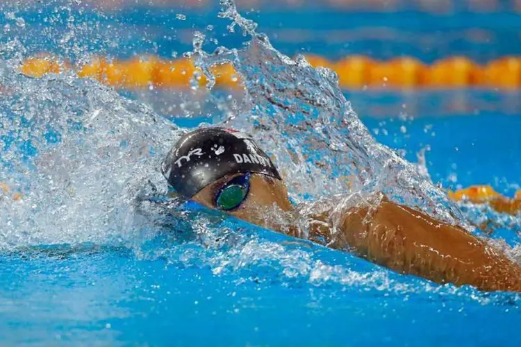 O nadador Danny Yeo, especialista em estilo livre: contraiu o vírus duas semanas atrás (REUTERS/Soe Zeya Tun)