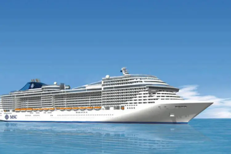 Navio MSC Divina:  Plataforma permite ao usuário conhecer os quartos de três embarcações (Divulgação)