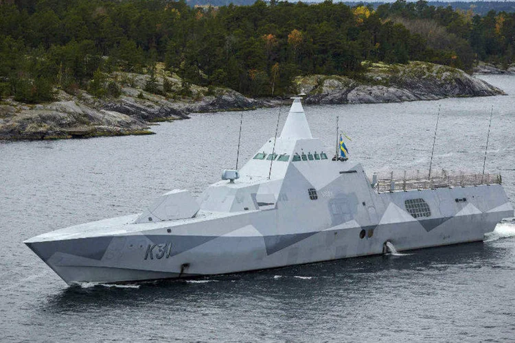 
	Navio da Su&eacute;cia faz buscas por embarca&ccedil;&atilde;o no Mar B&aacute;ltico
 (Marko Savala/TT News Agency/Reuters)