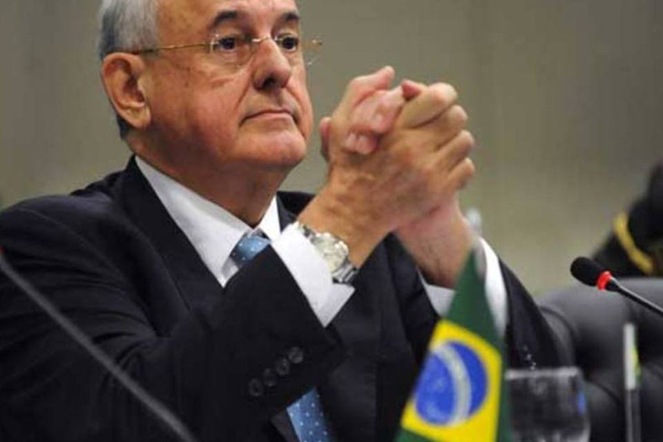 Nelson Jobim: O magistrado participou nesta terça-feira (26) do painel "redução da instabilidade do judiciário", em evento do BTG (Fabio Rodrigues Pozzebom/Agência Brasil)