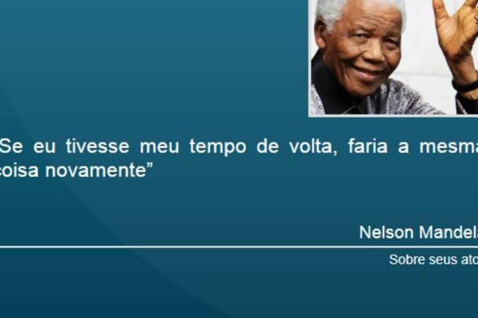 15 frases marcantes de Nelson Mandela