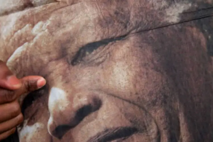 
	Nelson Mandela: l&iacute;der pol&iacute;tico sul-africano foi eleito presidente pelo ANC em 1994
 (Daniel Borns/The Times)