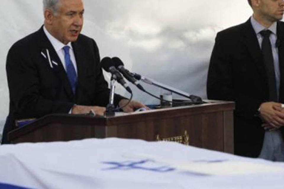 Funerais de herói nacional para Yitzhak Shamir em Israel