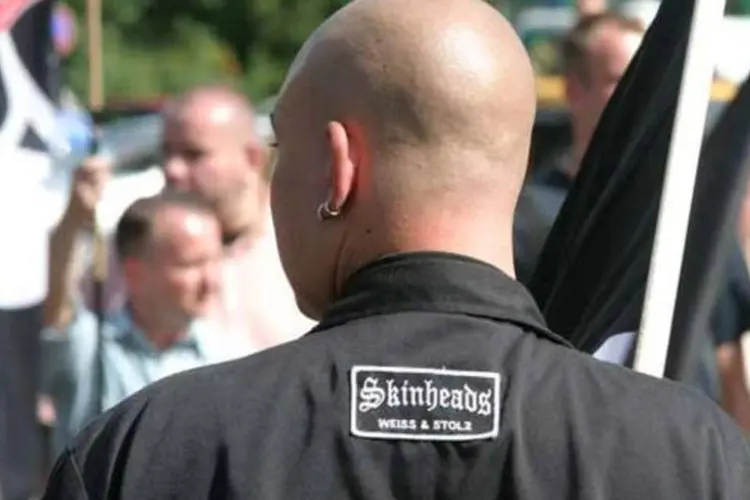 Skinhead na Alemanha, país que tem maior número de adeptos (Wikimedia Commons)