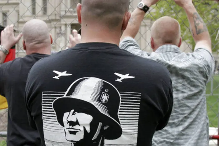 As investigações da polícia alemã concluíram que a HNG é a maior organização neonazista da Alemanha (Bill Pugliano/Getty Images)