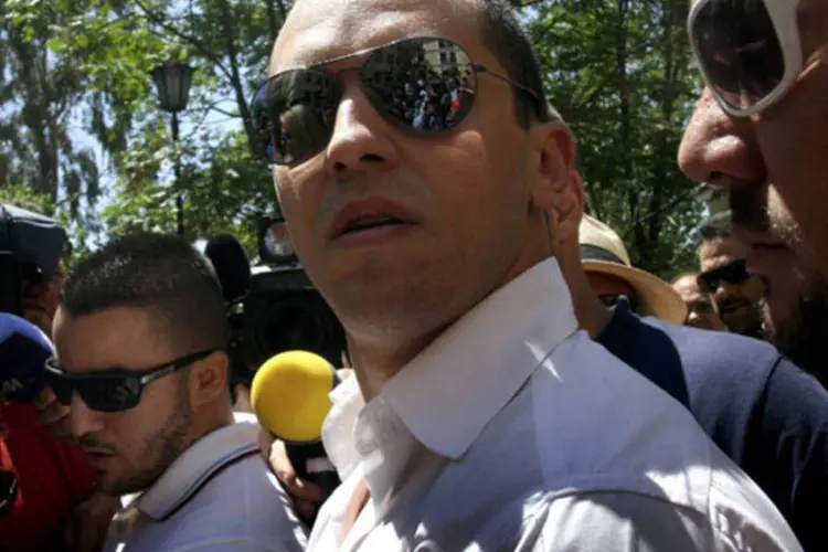 O deputado grego, Ilias Kasidiaris, do partido neonazista Amanhecer Dourado: no fim de outubro, foi votado entre seus pares, o fim da imunidade parlamentar de Kasidiaris (REUTERS)