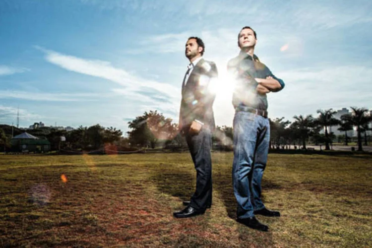 Raphael Pintão e Pedro Pintão, da Neosolar  (Fabiano Accorsi / EXAME PME)