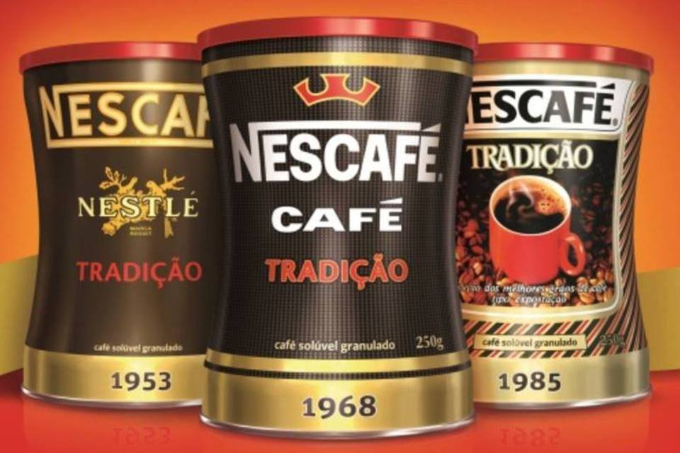 Nestlé resgata latas históricas de Nescafé